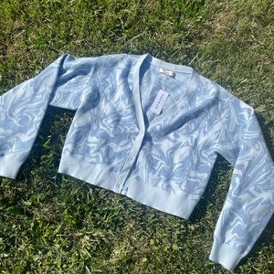 PacSun swirl 70s cardigan